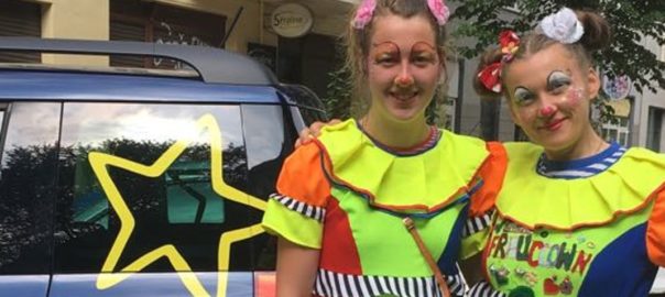 Kinderschminken Zauberer Kindergeburtstag Clown mieten in Sachsen und Thüringen